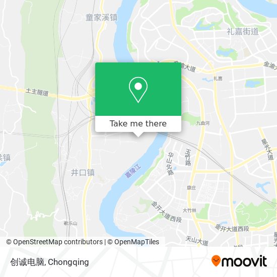 创诚电脑 map