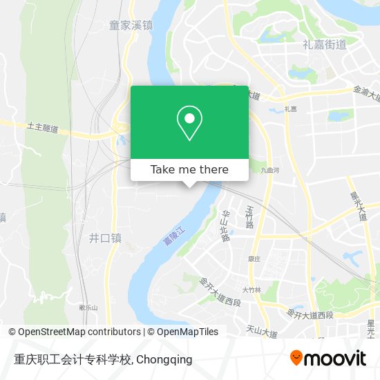 重庆职工会计专科学校 map