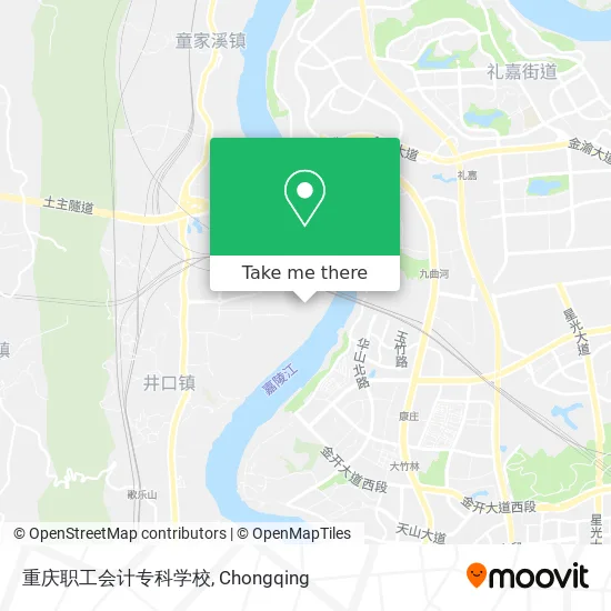 重庆职工会计专科学校 map