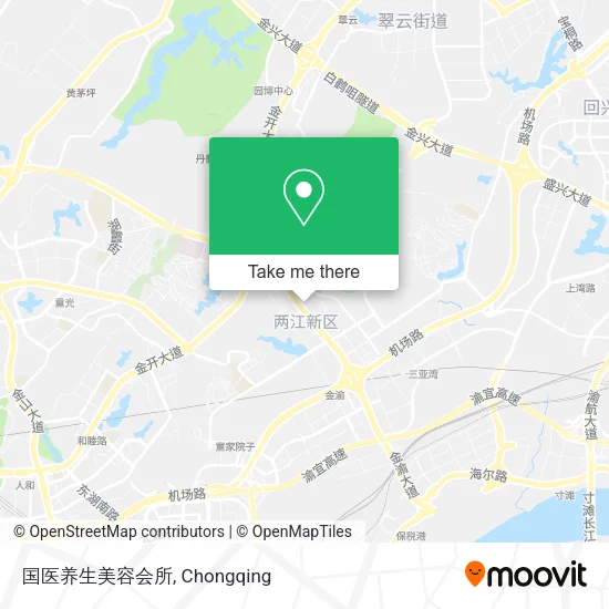 国医养生美容会所 map