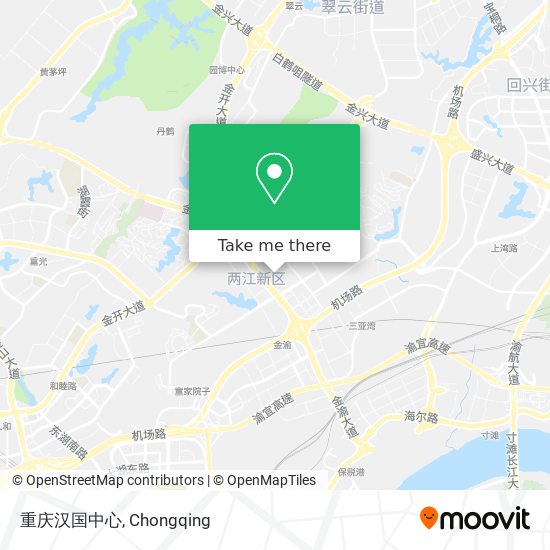 重庆汉国中心 map