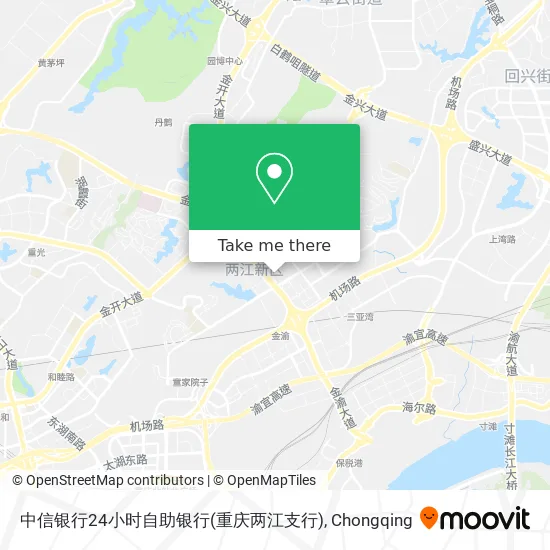 中信银行24小时自助银行(重庆两江支行) map