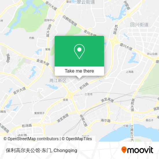 保利高尔夫公馆-东门 map