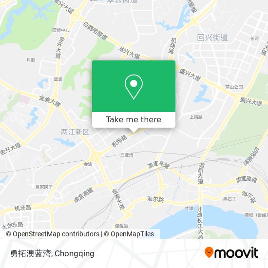 勇拓澳蓝湾 map