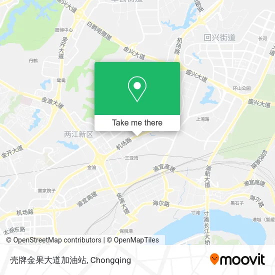 壳牌金果大道加油站 map