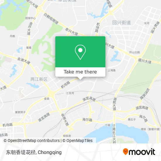 东朝香堤花径 map