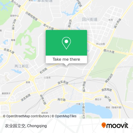 农业园立交 map