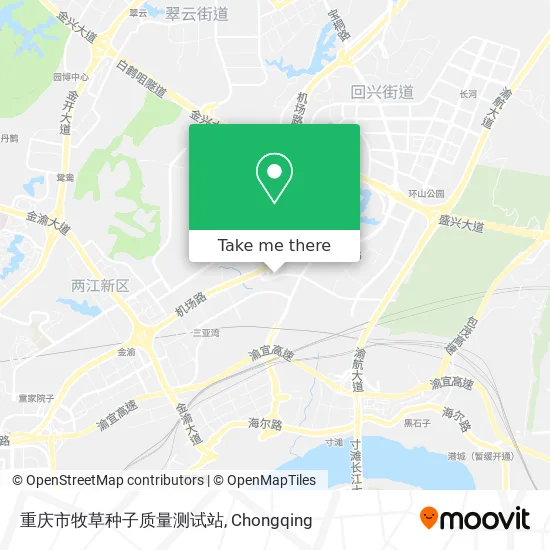 重庆市牧草种子质量测试站 map