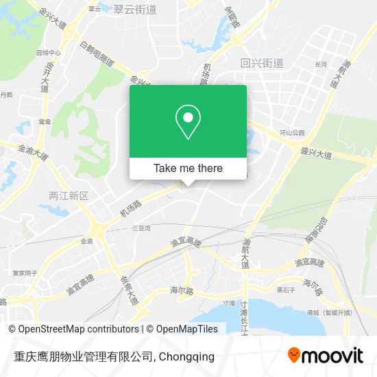 重庆鹰朋物业管理有限公司 map