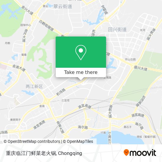 重庆临江门鲜菜老火锅 map