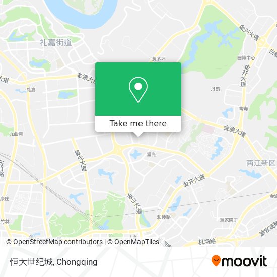 恒大世纪城 map