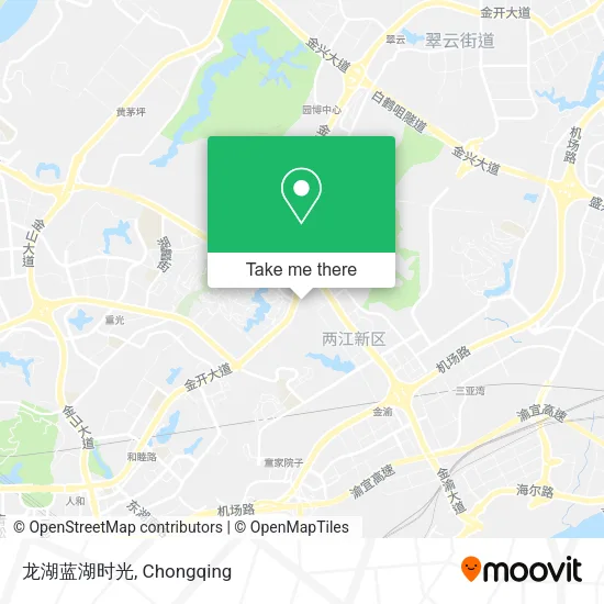 龙湖蓝湖时光 map