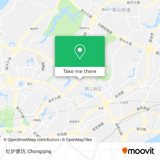 红炉磨坊 map