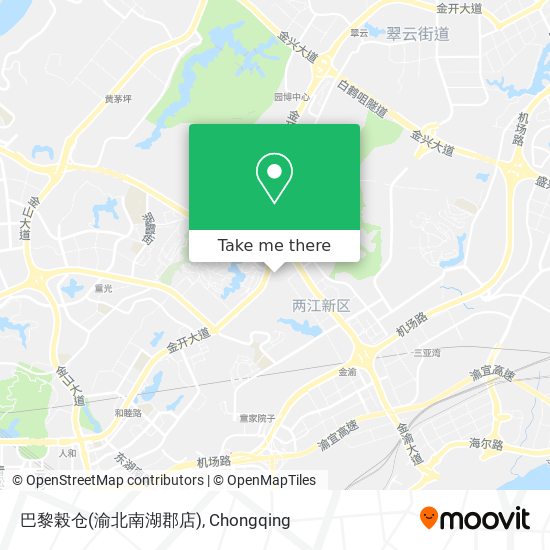 巴黎榖仓(渝北南湖郡店) map