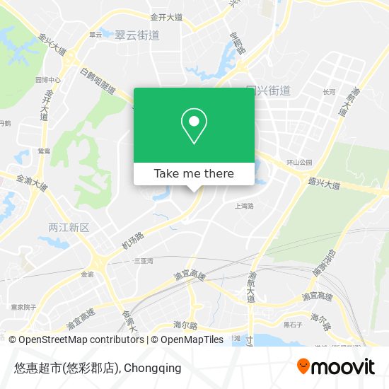 悠惠超市(悠彩郡店) map