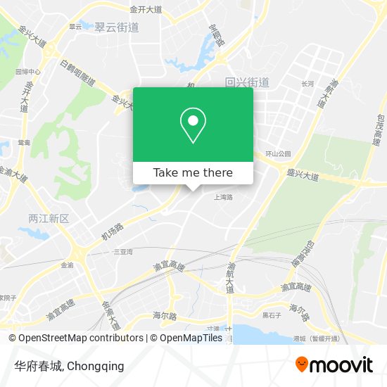 华府春城 map