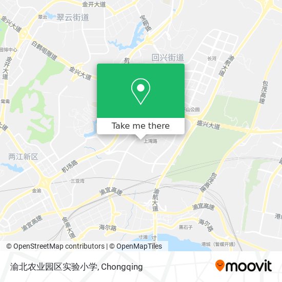 渝北农业园区实验小学 map