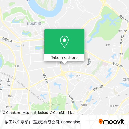 依工汽车零部件(重庆)有限公司 map