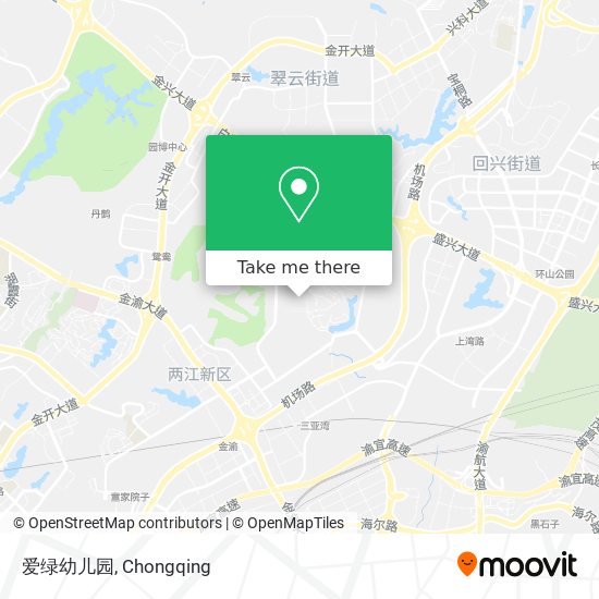 爱绿幼儿园 map