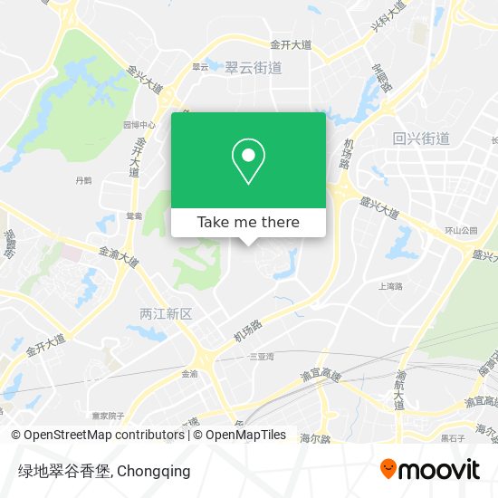 绿地翠谷香堡 map