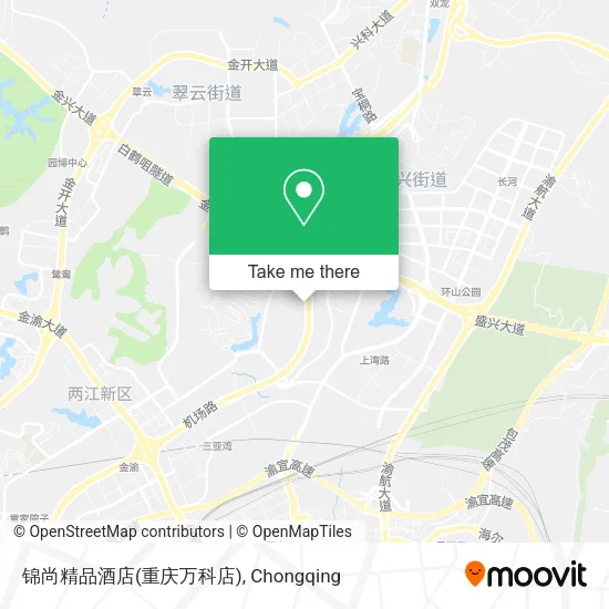 锦尚精品酒店(重庆万科店) map