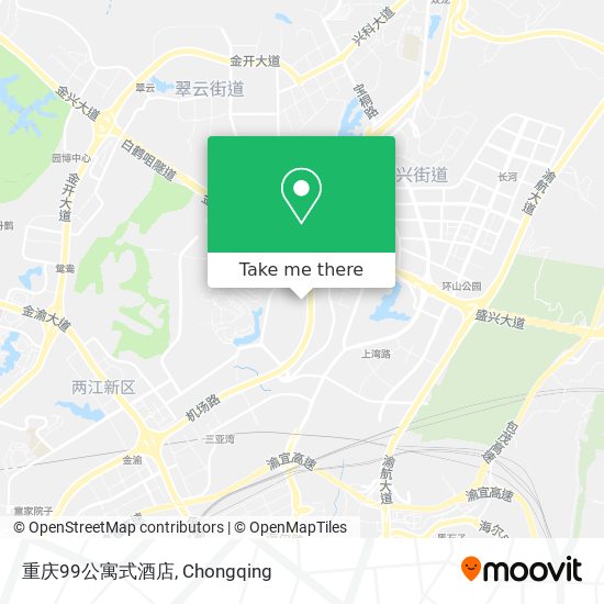 重庆99公寓式酒店 map