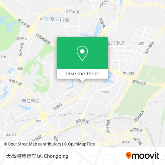 天高鸿苑停车场 map