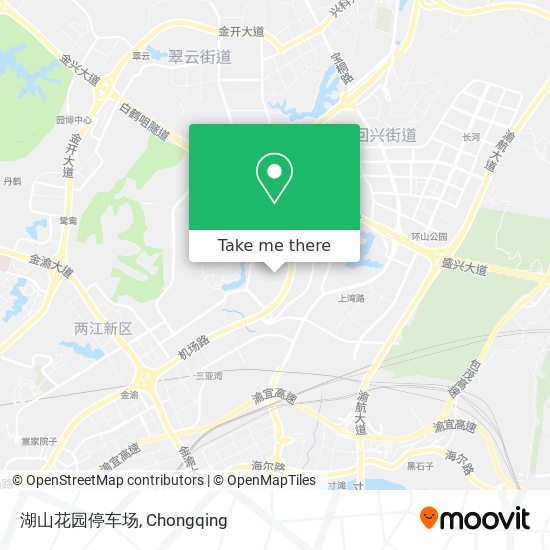 湖山花园停车场 map