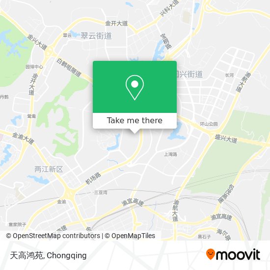 天高鸿苑 map