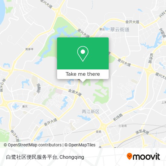白鹭社区便民服务平台 map