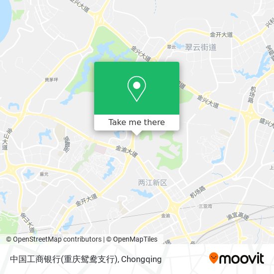 中国工商银行(重庆鸳鸯支行) map