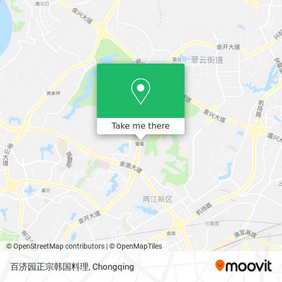 百济园正宗韩国料理 map