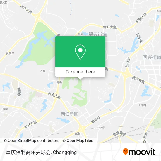 重庆保利高尔夫球会 map