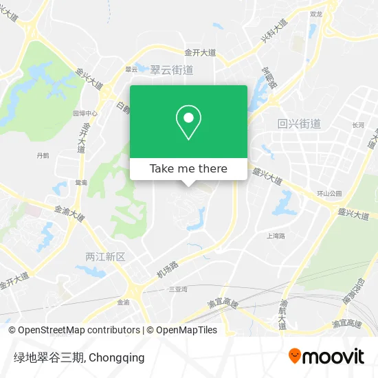 绿地翠谷三期 map
