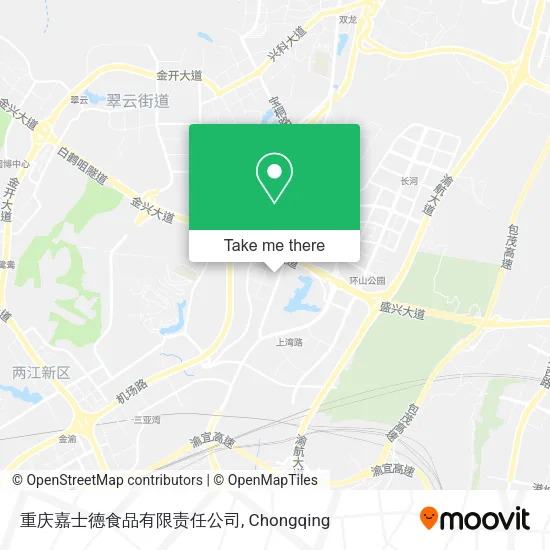 重庆嘉士德食品有限责任公司 map