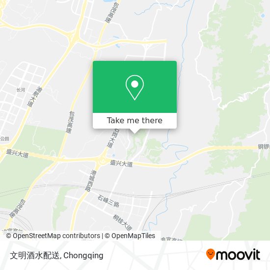 文明酒水配送 map