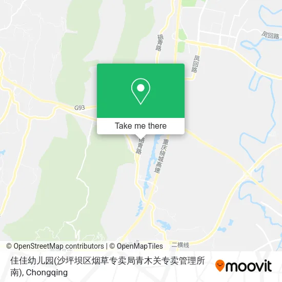 佳佳幼儿园(沙坪坝区烟草专卖局青木关专卖管理所南) map