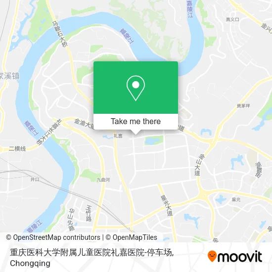 重庆医科大学附属儿童医院礼嘉医院-停车场 map