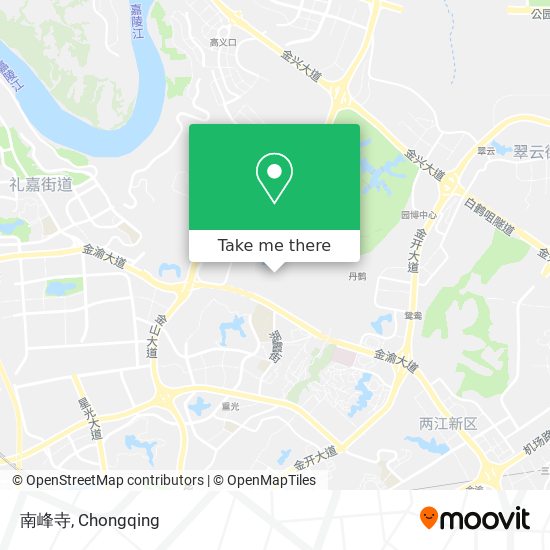 南峰寺 map