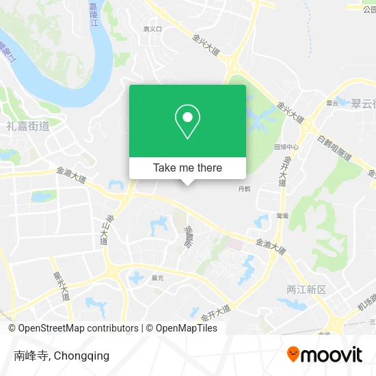 南峰寺 map