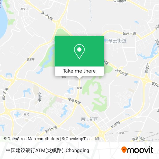 中国建设银行ATM(龙帆路) map