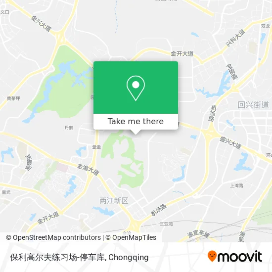 保利高尔夫练习场-停车库 map