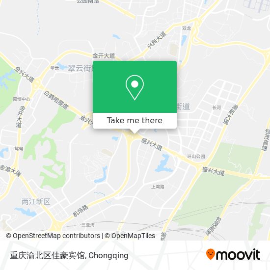 重庆渝北区佳豪宾馆 map
