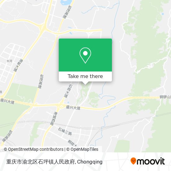 重庆市渝北区石坪镇人民政府 map