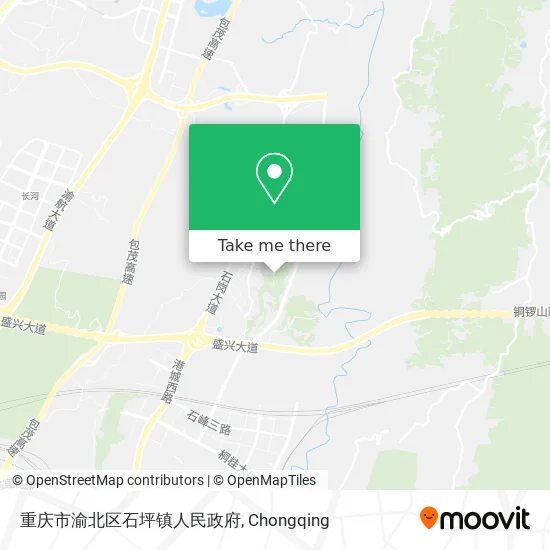 重庆市渝北区石坪镇人民政府 map