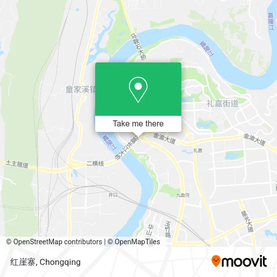 红崖寨 map