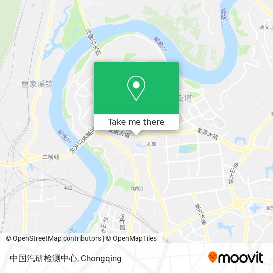 中国汽研检测中心 map
