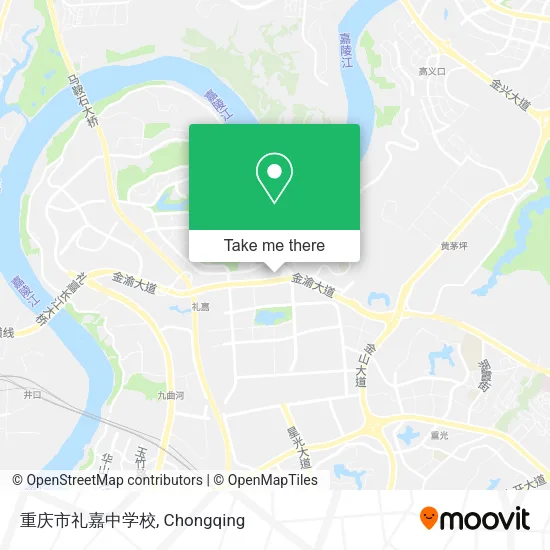 重庆市礼嘉中学校 map