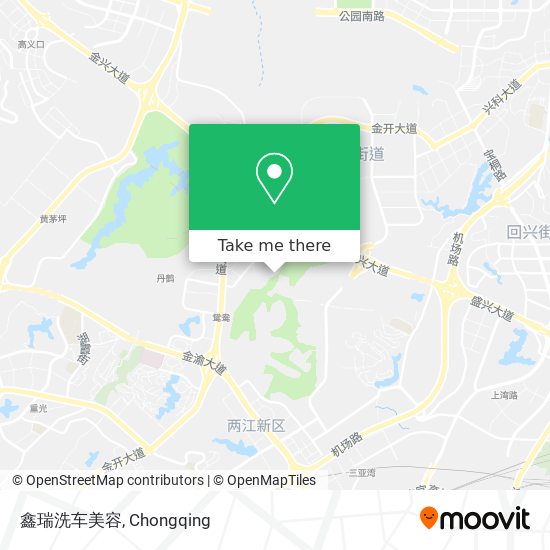鑫瑞洗车美容 map