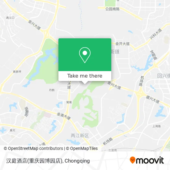 汉庭酒店(重庆园博园店) map
